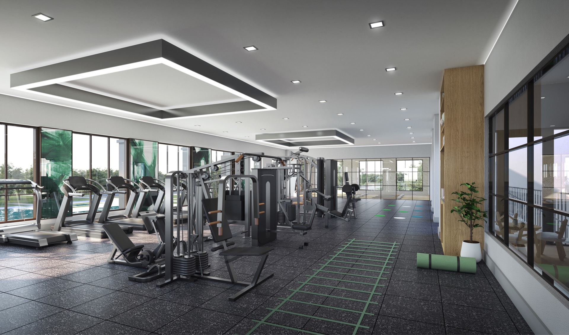Savio's fitness center