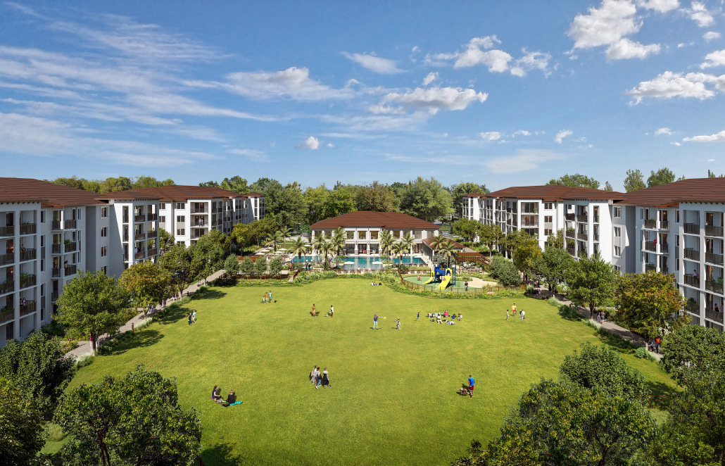 A bird's eye view of Savio's central park