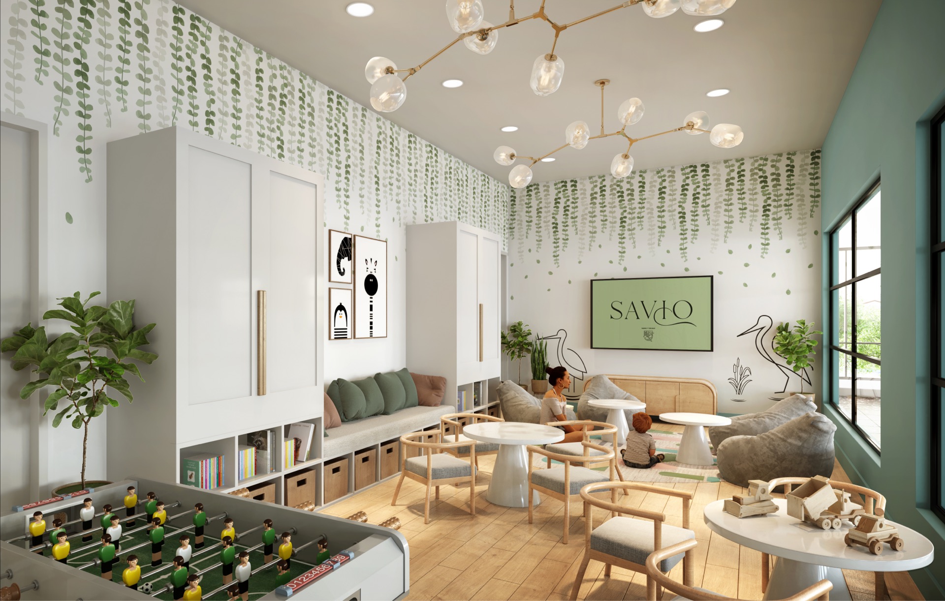 A charming kids' zone